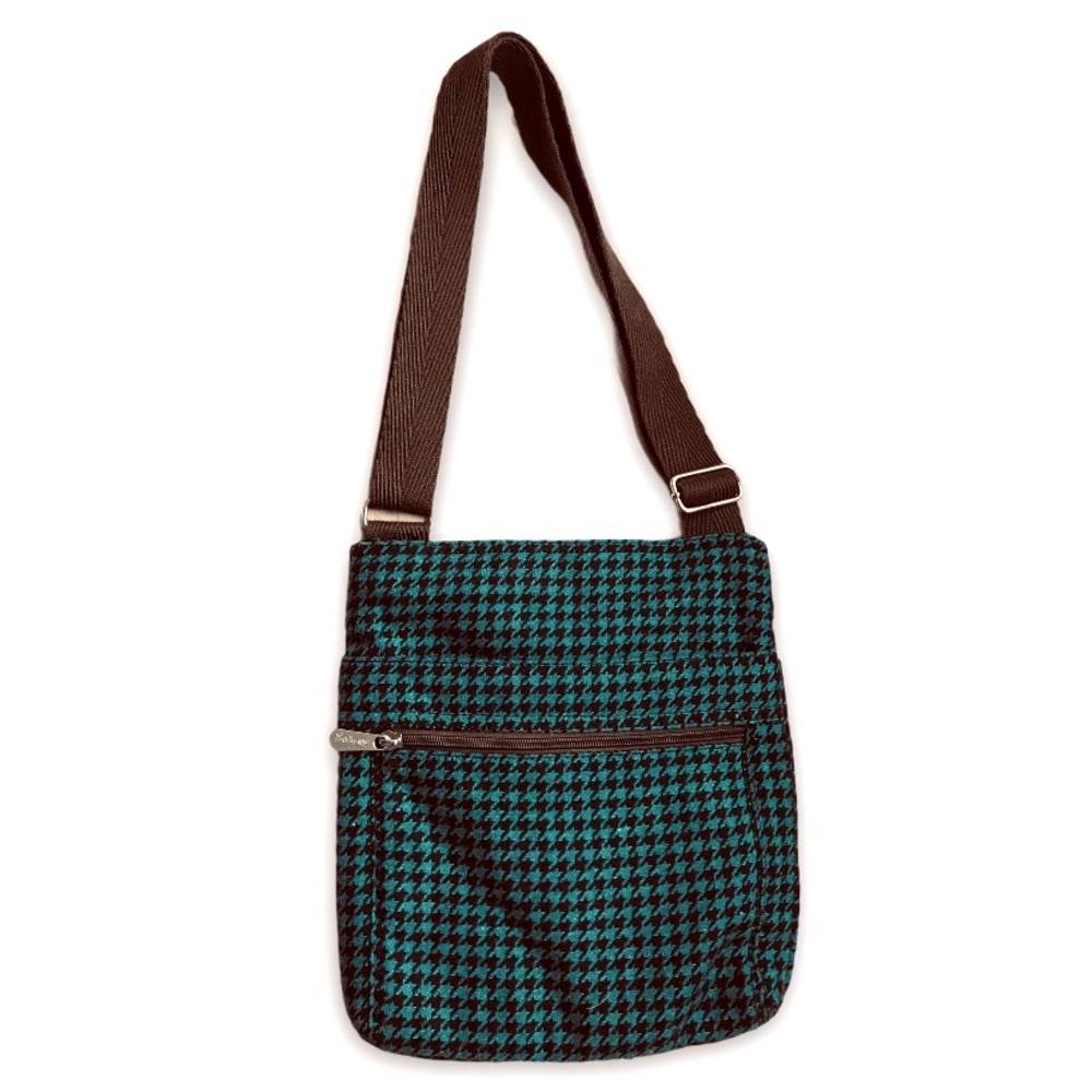 Thirty-One “Houndstooth” Print Crossbody Purse